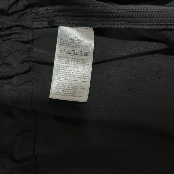 Banana Republic | BR Women's Water-Repellent Long Rain Jacket Black Medium - Picture 6 of 8